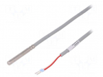 Sensor: temperature | KTY81-210 | Body dim: &Oslash;6x50mm | Leads: 2 leads