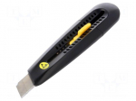 Knife | ESD | metal,electrically conductive material | black