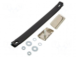 Holder | black | H: 5mm | L: 216mm | W: 20mm | handle