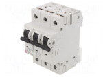 Circuit breaker | 230/400VAC | Inom: 10A | Poles: 3 | Charact: B | 10kA