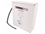 Heat shrink sleeve | glueless | 2: 1 | 6.4mm | L: 5m | black | polyolefine
