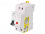RCBO breaker | Inom: 10A | Ires: 30mA | Max surge current: 250A | IP20