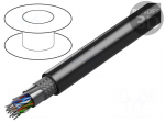 Wire | 8x2x24AWG | stranded | Cu | Insulation: PVC | chrome | RS232,RS422