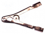 Crocodile clip | 200A | Grip capac: max.41mm | Overall len: 153mm