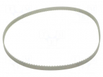 Timing belt | T10 | W: 20mm | H: 4.5mm | Lw: 1460mm | Tooth height: 2.5mm