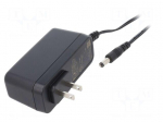 Power supply: switching | mains,plug-in | 12VDC | 3A | 36W | 87% | 0&divide;60&deg;C