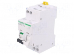 RCBO breaker | Inom: 10A | Ires: 30mA | Max surge current: 250A | IP20