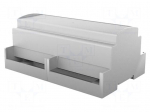 Enclosure: for DIN rail mounting | Y: 90.5mm | X: 142.3mm | Z: 62mm