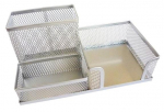 Lauaorganisaator FORPUS, metallik, 20.4x10.4x10cm, hall