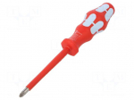 Screwdriver: insulated | Pozidriv&reg; | PZ2 | Blade length: 100mm