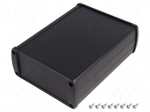 Enclosure: multipurpose | TEKAM | X: 106mm | Y: 145mm | Z: 45mm | black