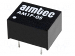 Converter: DC/DC | 1W | Uin: 4.5&divide;5.5VDC | Uout: 15VDC | Uout2: -15VDC