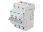 Circuit breaker | 230/400VAC | Inom: 25A | Poles: 3 | Charact: C | 6kA