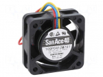 Fan: DC | axial | 12VDC | 40x40x15mm | 9m3/h | 24dBA | ball | 6500rpm