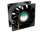 Fan: DC | axial | 24VDC | 92x92x38mm | 204.21m3/h | 57.6dBA | ball | 24AWG