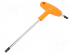 Wrench: hex key | HEX 6mm | L: 221mm | Kind of handle: T