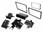 Radio frame | Hyundai,Kia | 1 DIN,2 DIN | black