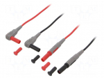 Test leads | Inom: 10A | Len: 1m | red and black