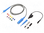 Probe: for oscilloscope | passive | 0&divide;500MHz | 100: 1 | 0.9ns | 10&divide;25pF
