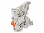 Splice terminal: rail | Entrelec | 300V | for DIN rail mounting