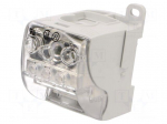 Splice terminal: distribution block | SUB | 269A | 1kV | grey | ways: 1