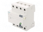 RCD breaker | Inom: 25A | Ires: 300mA | Poles: 3+N | 230/400VAC | IP20