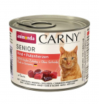 ANIMONDA Carny Senior Beef and turkey hearts - wet cat food - 200g
