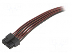 Cable | female-female | PIN: 10 | 0.2m | 4A | Insulation: PVC | TLYp