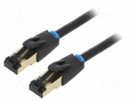 Patch cord | S/FTP | Cat: Cat 8 | RJ45 plug,both sides | stranded | OFC