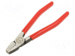 Tool: for crimping | insulated connectors | 0.25&divide;2.5mm2
