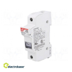 Kaitsmehoidja | silindrilised kaitsmed | 10,3x38mm | Paigaldus: DIN | 32A