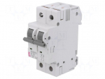 Circuit breaker | 230/400VAC | Inom: 10A | Poles: 2 | Charact: B | 6kA