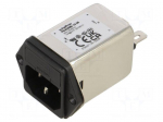 Connector: AC supply | socket | male | Inom: 10A | Ir: 0A | 250VAC | FN9260
