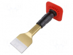 Chisel | with splash guard | L: 250mm | grout remover | Tipwidth: 60mm