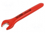 Wrench: flat | insulated,single sided | 15mm | L: 150mm | 110/2VDEDP