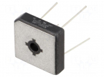Bridge rectifier: single-phase | Urmax: 600V | Ufmax: 1.1V | If: 35A