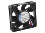 Fan: DC | axial | 12VDC | 70x70x15.2mm | 43m3/h | 5300rpm | 9292504008