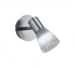 Trio-Lighting Visto 1-pc E14 LED brushed steel virziena gaismeklis