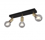 Trio-Lighting Vannes 3-pc E27 matt brass virziena gaismeklis