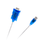 Arvuti komponendid ja tarvikud // PC/USB/LAN kaablid // Kabel konwerter USB 2.0 - RS232 (DB9M)