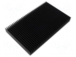 Heatsink: extruded | grilled | black | L: 150mm | W: 245mm | H: 25mm