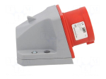 Connector: AC supply 3-phase | socket | male | 16A | 400VAC | IEC 60309