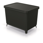 Uued tooted // Kosz na śmieci SYSTEMA 23L + 2x10L - czarny recykling