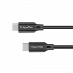 Tahvelarvutid ja tarvikud // USB kaablid // Kabel USB typu C - USB typu C 100 W 2,5 m Kruger&Matz Basic