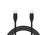 Tahvelarvutid ja tarvikud // USB kaablid // 66-155# Przyłącze usb-c - usb-c 2.0 1,0m czarne plecionka