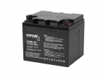 Patareid, akud, toiteplokid ja adapterid // Battery 12В, 6В, 4В pliihappega suletud AGM VRLA // Akumulator żelowy VIPOW 12V 40Ah