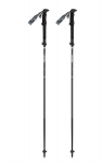 Gabel Hybrid Carbon Foldable Nordic Walking poles, 120-140 cm, Black