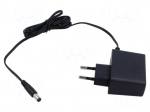 Power supply: switching | mains,plug-in | 5VDC | 1A | 5W | Out: 5,5/2,1