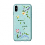 Back panel cover Devia Apple iPhone X Flower Embroidery Case lanzh