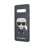 Back panel cover Karl Lagerfeld Samsung Galaxy S10 Ikonik Full Body PC/TPU Case Blue